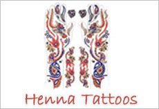 Temporary Henna Tattoos, Custom Temporary Tattoos